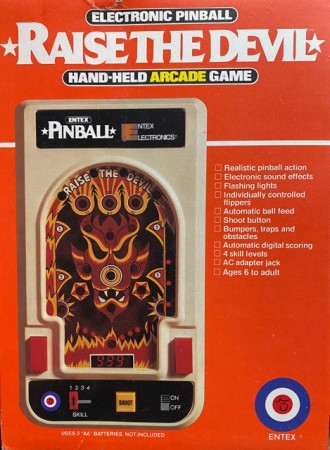 RAISE THE DEVIL - ubrukt elektronisk pinball spill, 1980