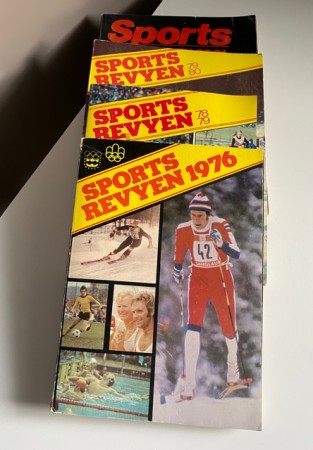 4 utgaver av SPORTS REVYEN -1976/79/80/81