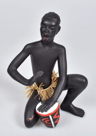 Kitsch keramikk figur - Gmundner Keramik Østerrike, 1950 tallet