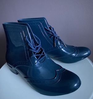 Blå gummistøvler/boots Str 40/41