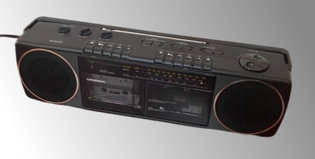  Grundig RR 1110 Stereo - Dobbel radio og kassettspiller, 1989