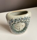 Oval vase i kunst keramikk - 1970 tallet thumbnail