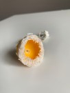 Lundby dukkehus tilbehør 1:18 - Gul taklampe i stoff (6178) 1970 tallet thumbnail