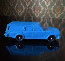 TOMTE bil blå Volvo 145 modellbil vinylplast No. 750/ 27 - Lærdal Stavanger Norway 1970 tallet thumbnail