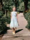 TULLE NEROLI lys blå kjole str M - Cathrine Hammel thumbnail