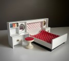 Lundby dukkehus møbler 1:18 - New Scandinavia soveromsinnredning (9722) 1970/ 80 tallet thumbnail