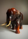 Stor elefant skulptur/ figur i heltre - 1950/ 60 tallet thumbnail