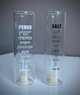 Salt og pepper bøsse transparent glass thumbnail
