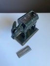 Antikk kitsch mekanisk esel/ donkey sigarett dispenser/ holder i støpejern - Made in Sweden 1930 tallet thumbnail