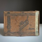 Landhandel Rival Blaa Claro cigar/ sigar/ tobakks eske/ boks i trefinér - Johs. N. With AS Oslo Norge 1891- 1922 thumbnail