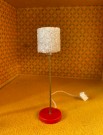 LISA dukkehus møbel tilbehør 1:18 - Gulvlampe Crystal shade (61105)1970 tallet thumbnail