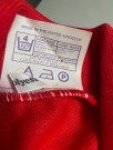 Rød fotballskjorte/ drakt str S - ADMIRAL England 1970 tallet thumbnail
