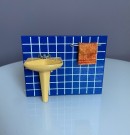 Lundby dukkehusmøbler 1:18 - håndvask, 1970 tallet thumbnail