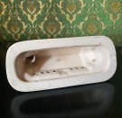 Kirke i spraymalt keramikk Eie Stentøifabrik Egersund Norge 1950/60-tallet thumbnail