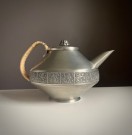 SAVO tinn pewter tekanne 465 -  Made in Norway SAVO Stanse og Metallvarefabrikk Oslo 1960/ 70 tallet thumbnail