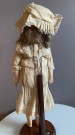 Antikk sovedukke bisquit porselen H34 cm - Tyskland 1900 tallet thumbnail
