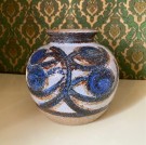 Cactus rund og robust vase/bolle i glasert steingods/keramikk 3115 2 -  Noomi Backhausen Søholm Bornholm Denmark 1970 thumbnail