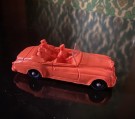 TOMTE bil Orange Bentley modellbil vinylplast No. 750/ 22 - Lærdal Stavanger Norway 1960/ 70 tallet thumbnail