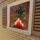 Lundby dukkehus møbler tilbehør 1:18 - Rød adventsstake julelys 60.6007 1999/ 2000 tallet thumbnail