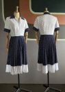 Kortermet kjole str 38/40 -  Vintage Hennes & Mauritz 1960/ 70 tallet thumbnail