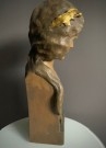 Antikk Art nouveau kvinnebyste i gips - Tyskland, 1900 tallet thumbnail