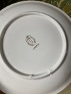 Nostalgisk Sommergule dessertfat med fruktmotiv og gullkant - Stavangerflint Norway Norge 1950/ 60 tallet thumbnail