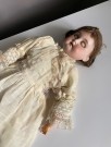 Antikk sovedukke bisquit porselen (3200) H46 cm - ARMAND MARSEILLE Tyskland 1900 tallet thumbnail