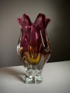 Bohemian vase i kunstglass - Tsjekkia 1960/70 tallet thumbnail