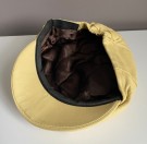 Sixpence/ cap i lyst beige skinn - 1970 tallet thumbnail