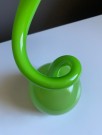 SWING eplegrønn langhalset vase i kunstglass - Britt Bonnesen, Normann Copenhagen Denmark thumbnail