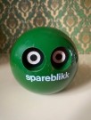 Grønn SPAREBLIKK sparebøsse i plast Privat Banken - MK Tresmer OY Finland 1970-tallet thumbnail