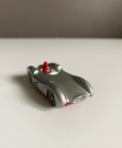 Silver metallic Mercedes Benz no.7 racing miniatyr modellbil - Budgie minatures England 1950/ 60 tallet thumbnail
