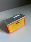 Lundby dukkehusmøbler 1:16 - kjøkkeninnredning malt tre 1960 tallet thumbnail
