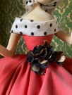 Rockabilly Bradley Big Eye cloth-faced  Faux Kawaii doll dukke - Korea/ Japan 1970 tallet thumbnail