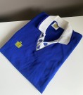 Blå fotballskjorte/ drakt str S - ADMIRAL England 1970 tallet thumbnail
