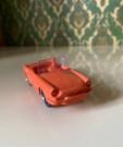 TOMTE bil Rød/ orange Renault Floride modellbil vinylplast No. 750/ 6 - Lærdal Stavanger Norway 1960/ 70 tallet thumbnail