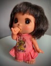 Sekiguchi big eyes dukke - Hong Kong, 70 tallet thumbnail