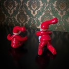 PIXY CO håndlagede smånisser i keramikk i original eske Dansk design Bo Melander 1990/2000-tallet thumbnail