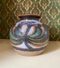 Cactus rund og robust vase/bolle i glasert steingods/keramikk 3115 2 -  Noomi Backhausen Søholm Bornholm Denmark 1970 thumbnail