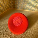 Lundby dukkehus møbler tilbehør 1:18 - POP fåtölj/ Space Age lenestol (5455) 1970 tallet thumbnail