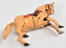Hest og indianer, trekkoppleke i blikk - Tyskland, 1950/60 tallet thumbnail