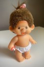 Monchhichi apefigur dukke i vinyl med tilhørende møbler - Sekiguchi 1970/ 80 tallet thumbnail