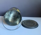Landhandel stort blikkspann/ boks med hank og lokk - 1 KG SULTAN KAFFE  thumbnail