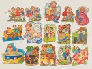 Lott 15 stk glansbiler barne/ babymotiv 1950/ 60 tallet thumbnail