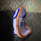 Owl ugle figur/ skulptur i glasert keramikk - Ken Edwards Studio El Palomar Mexico thumbnail