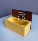 Lundby dukkehusmøbler 1:18-  badekar, 1970 tallet thumbnail