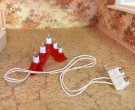 Lundby dukkehus møbler tilbehør 1:18 - Rød adventsstake julelys 60.6007 1999/ 2000 tallet thumbnail