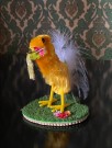 Påskedekor kitsch piperens påskekylling/ høne/ hane 1960/ 70 tallet thumbnail