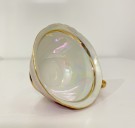 Mocca/ mokka kaffekopp kuvert luster glasur, rosemotiv og gulldekor - Maruei Japan 1960 tallet thumbnail