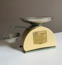 Antikk nostalgisk kjøkkenvekt - Lindells Made in Sweden 1930/ 40 tallet thumbnail